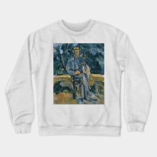 Portrait of Peasant by Paul Cezanne Crewneck Sweatshirt